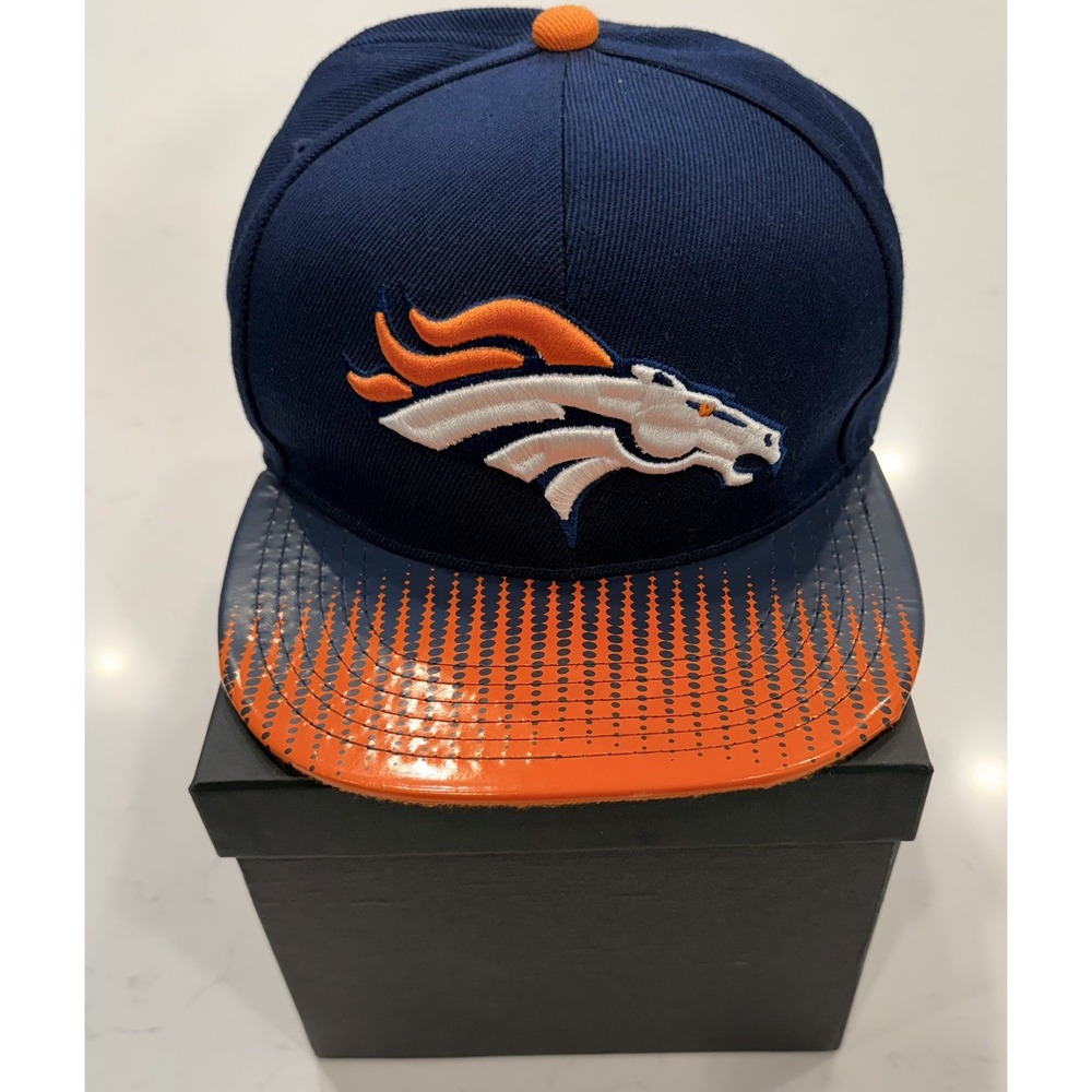 Mitchell & Ness NFL Denver Broncos Football Vintage Snapback Cap Hat One Size